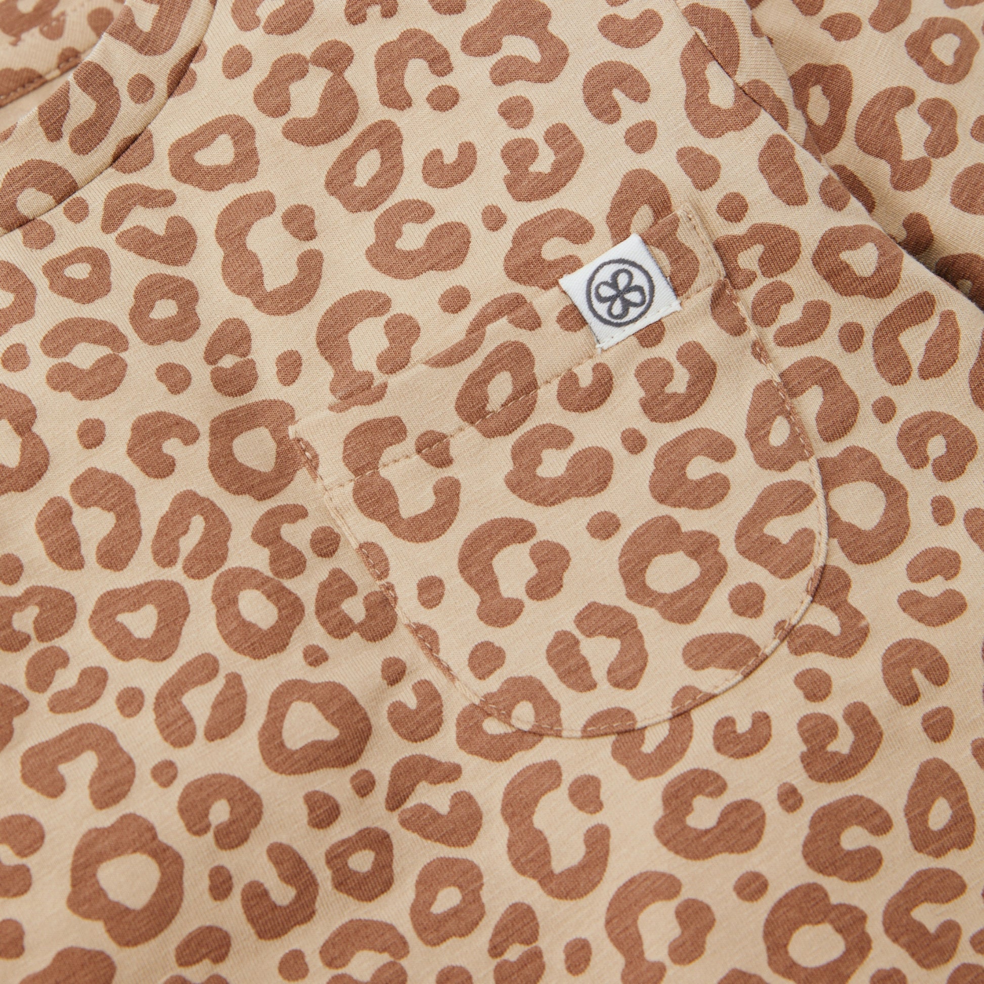 UPF50+ Top - Leopard Brown