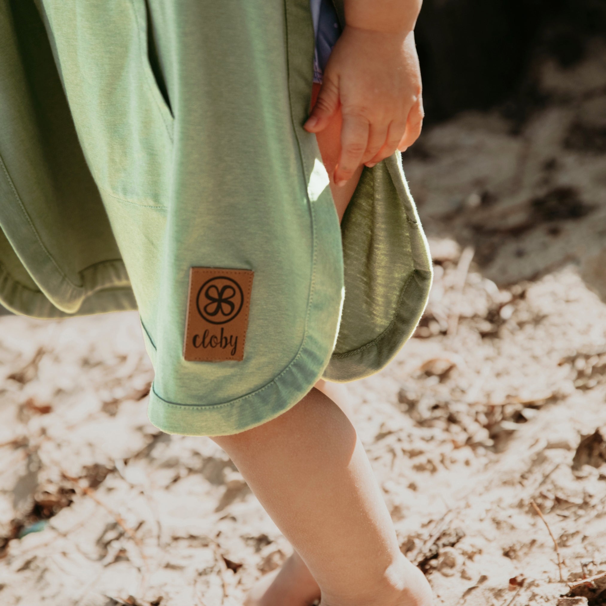 Olive Green Poncho UV