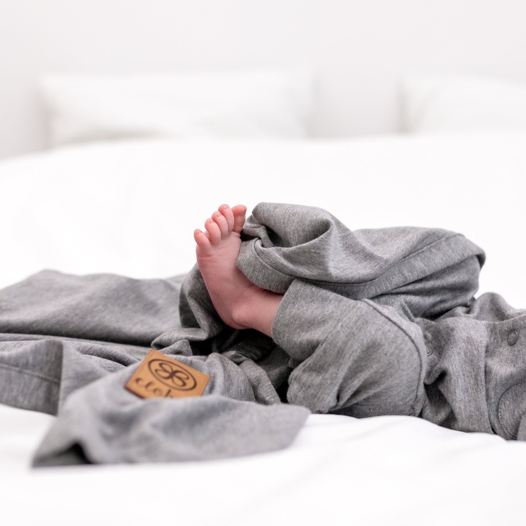 Baby playsuit in Stone Grey - UPF 50+