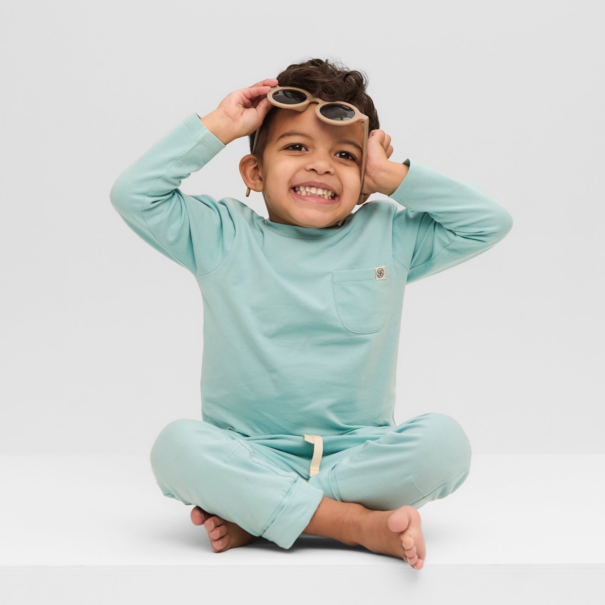 Joggingbroek in Sea Blue – UPF 50+