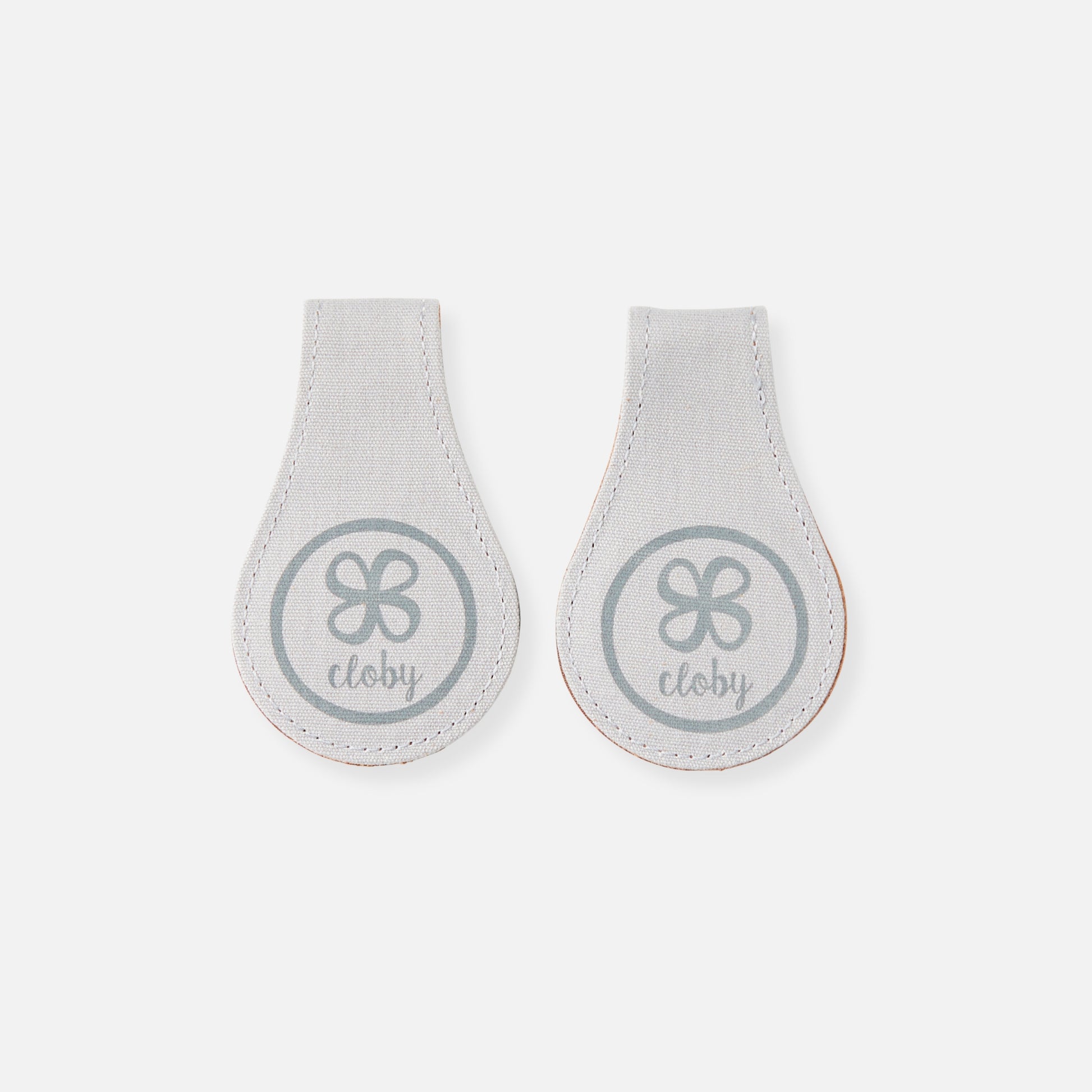 Binnenkant van leren swaddle clips - Cloby