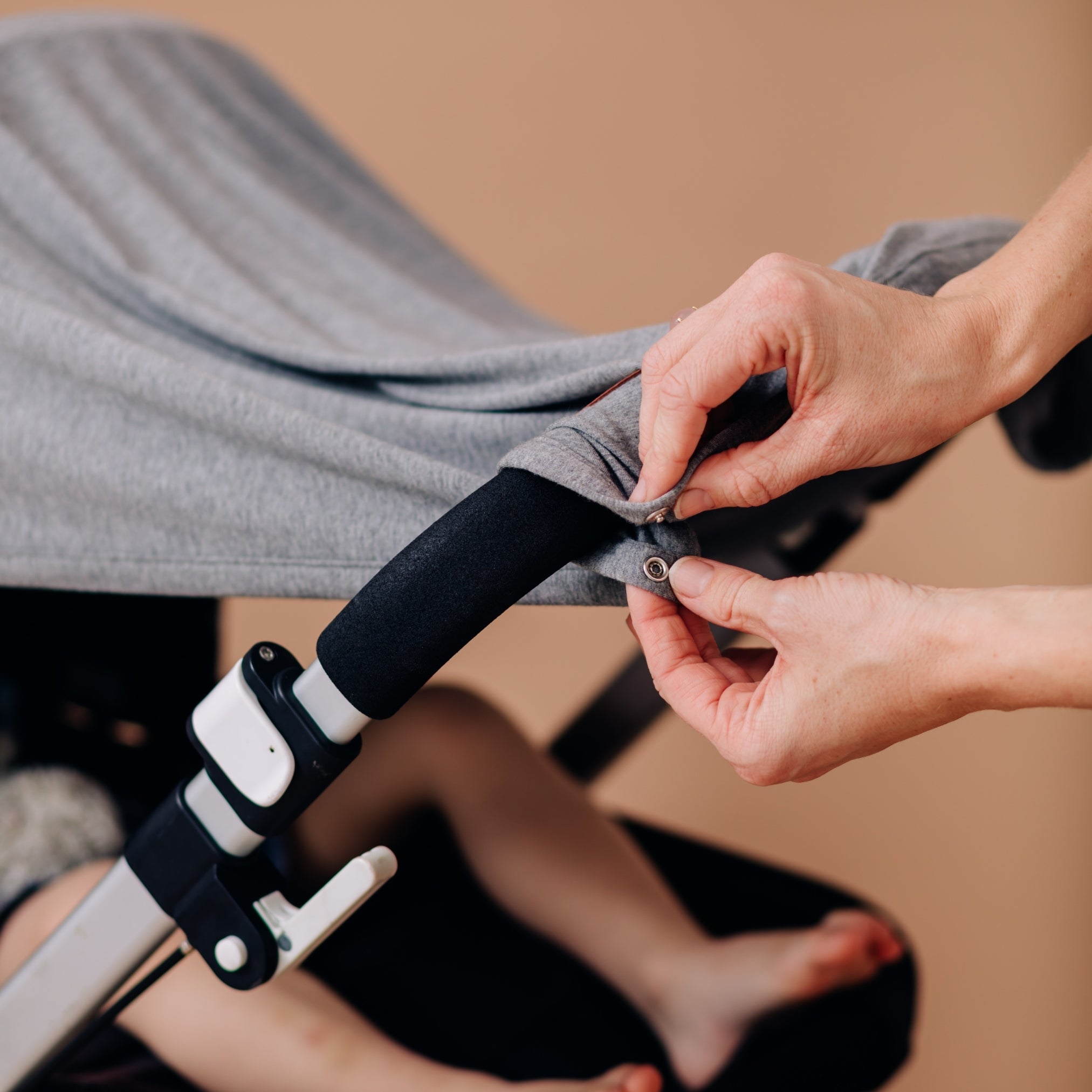 UV doek details - Stone Grey