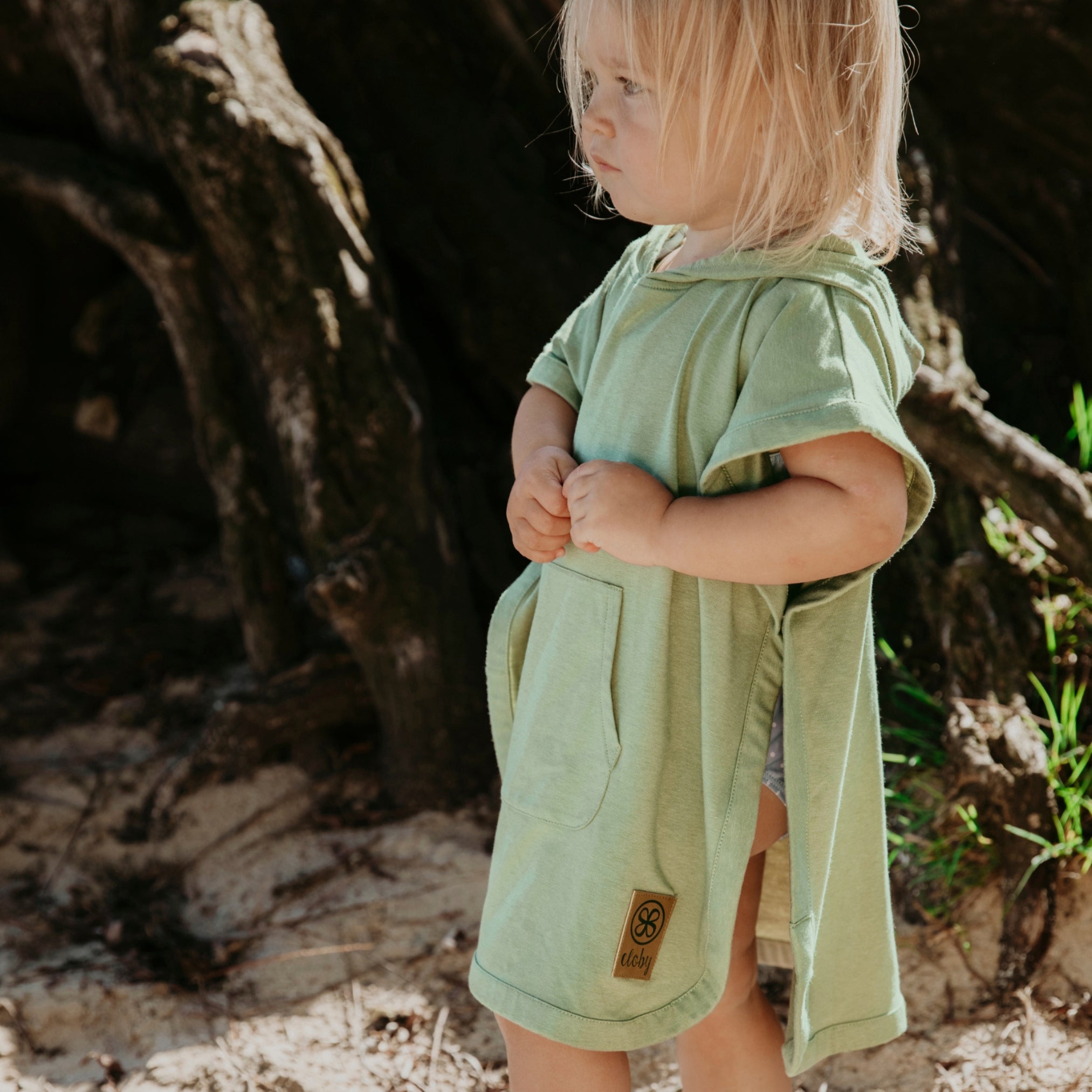 Kinder poncho na het zwemmen - UPF50+