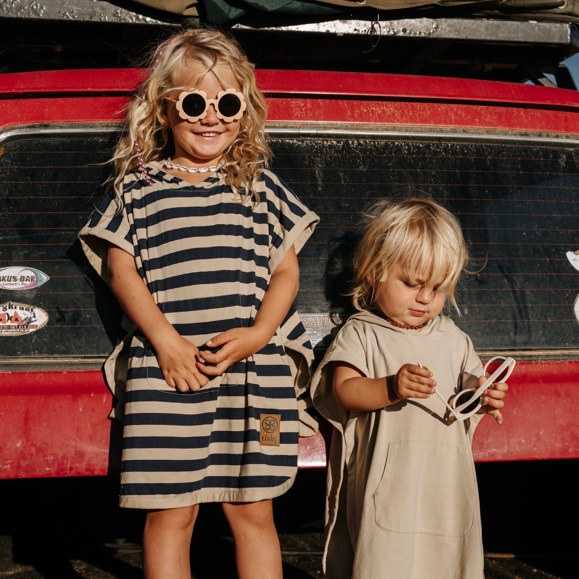 UV Poncho in Sandy Beach - UPF 50+