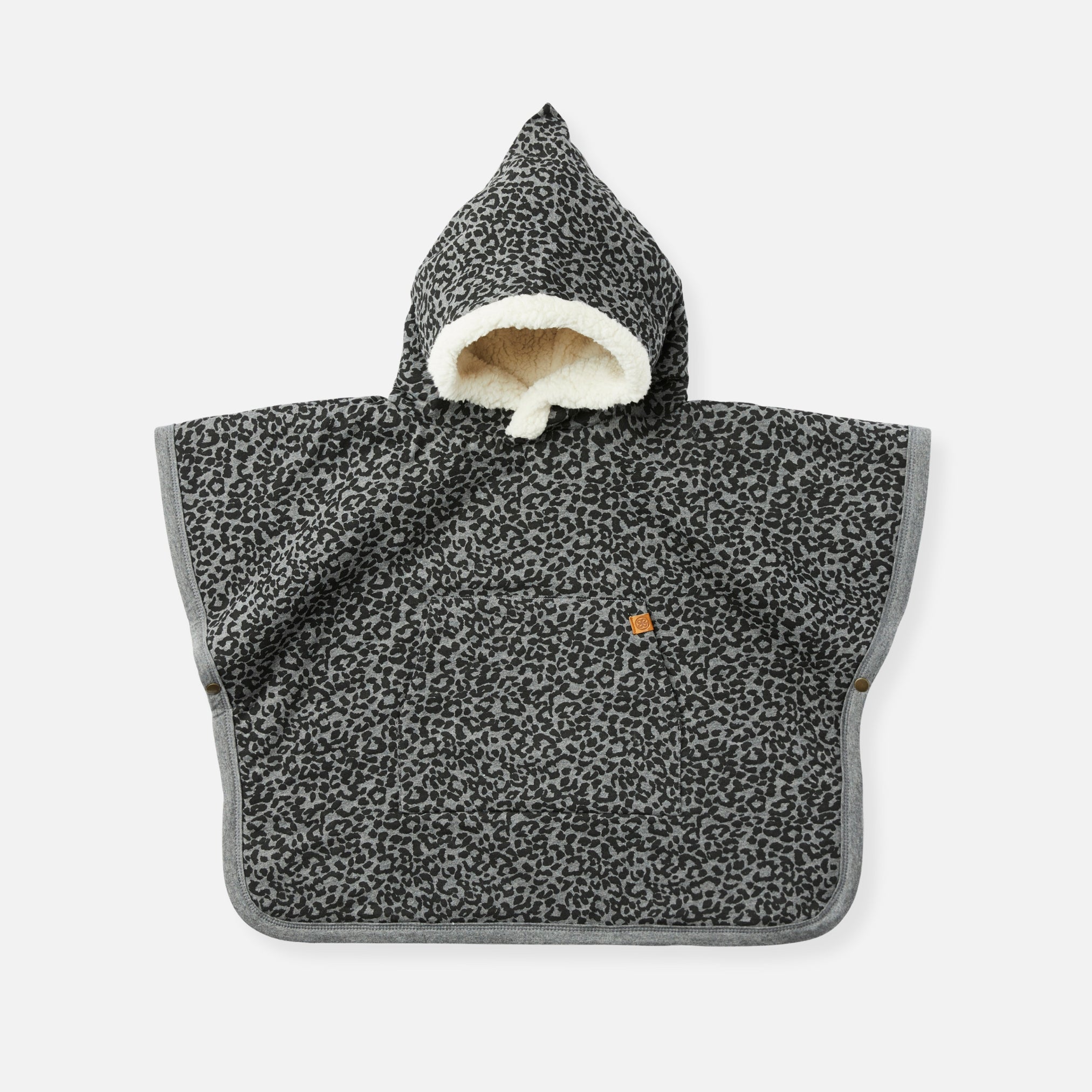 Cloby Teddy Poncho - Leopard