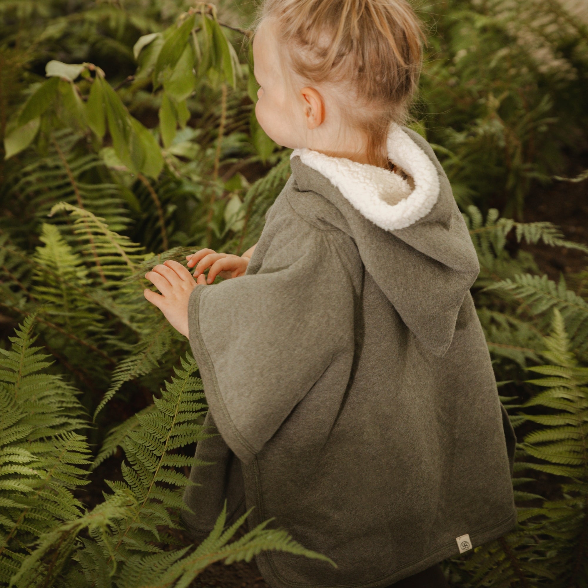 Teddy Kids Poncho Leopard | Warm & Easy | Cloby