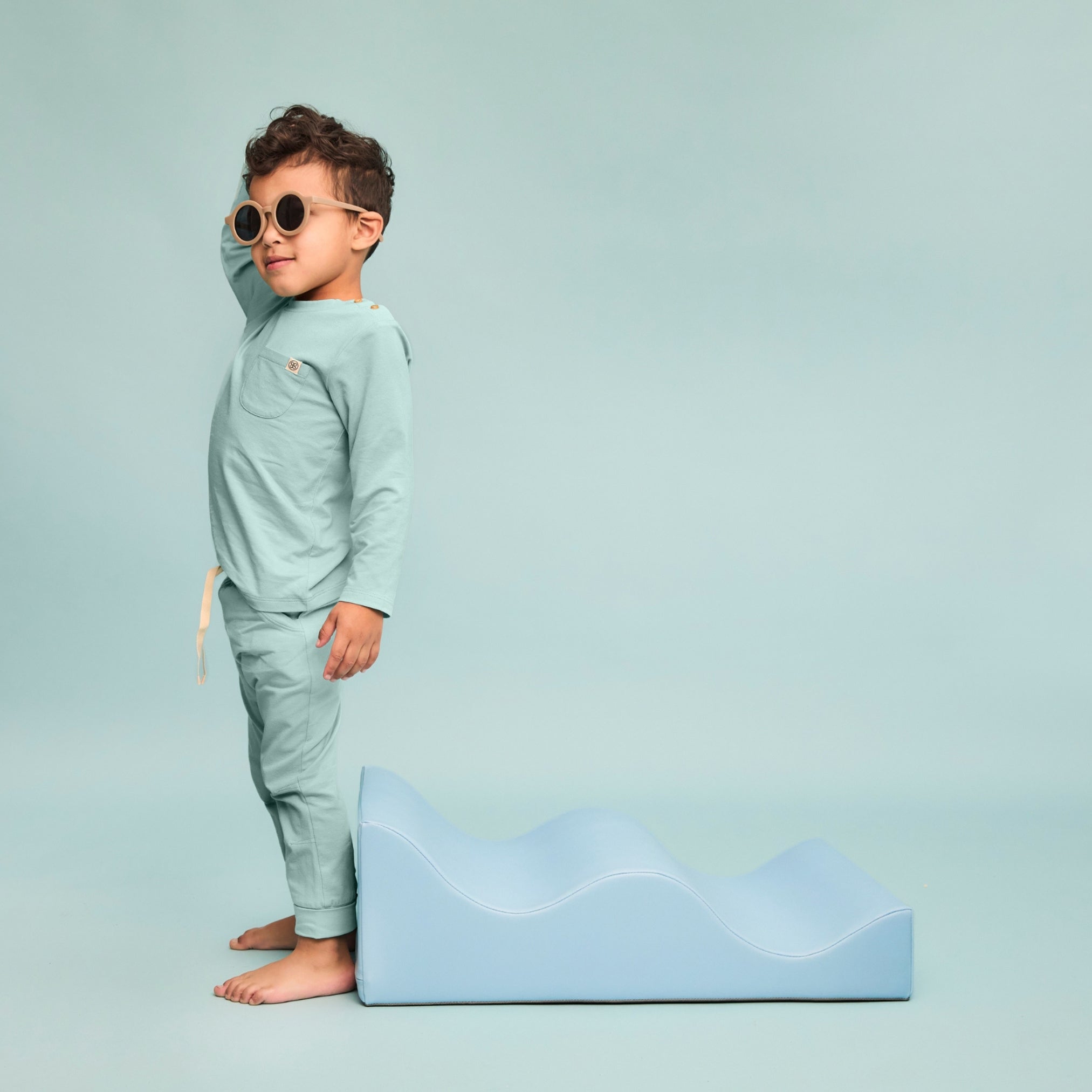 Joggingbroek in Sea Blue – UPF 50+