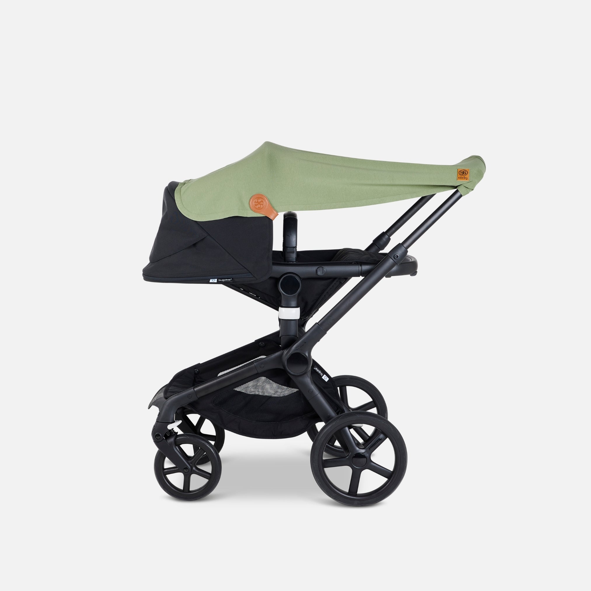 Groene UV deken voor kinderwagen in Olive Green