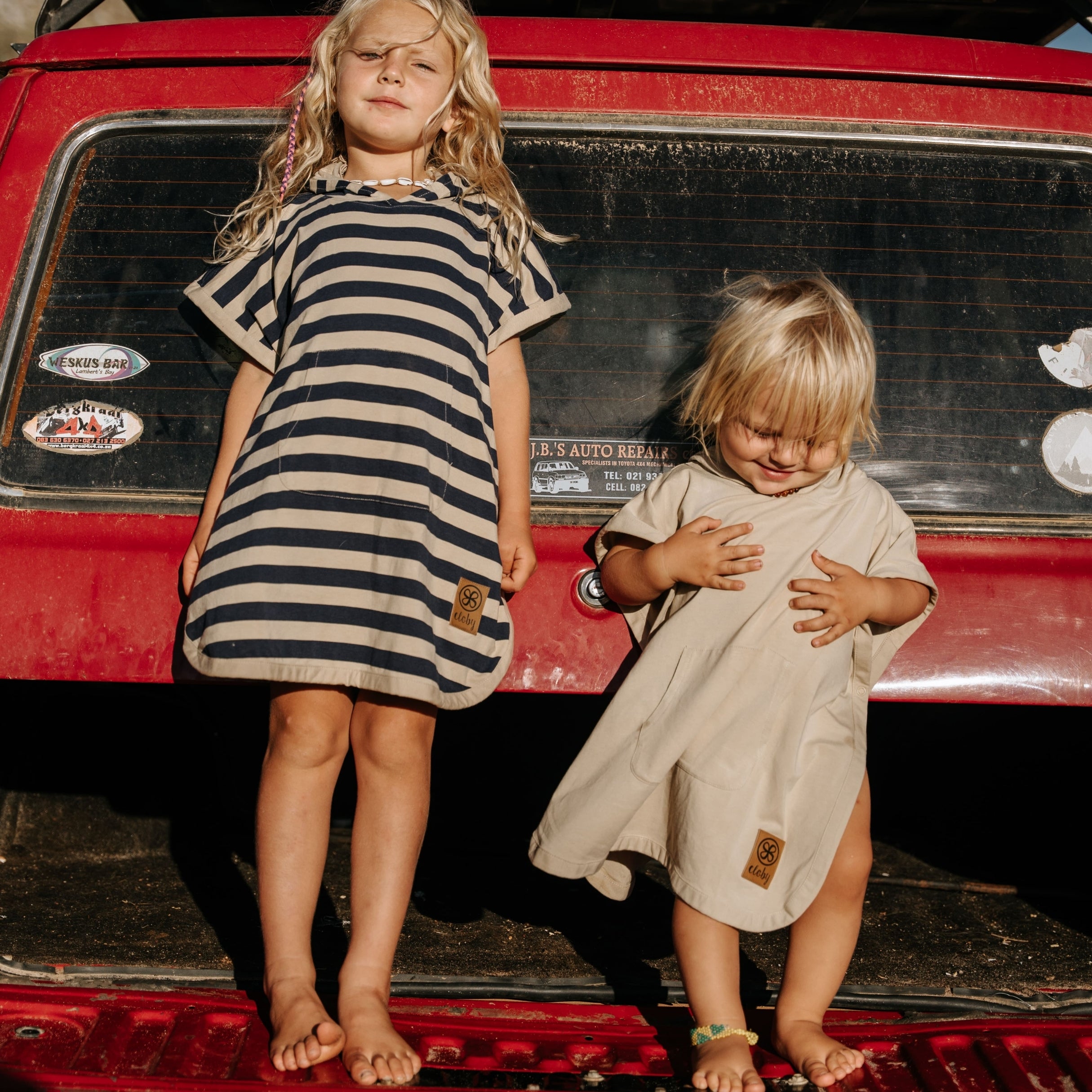 UV Poncho in Sandy Beach - UPF 50+