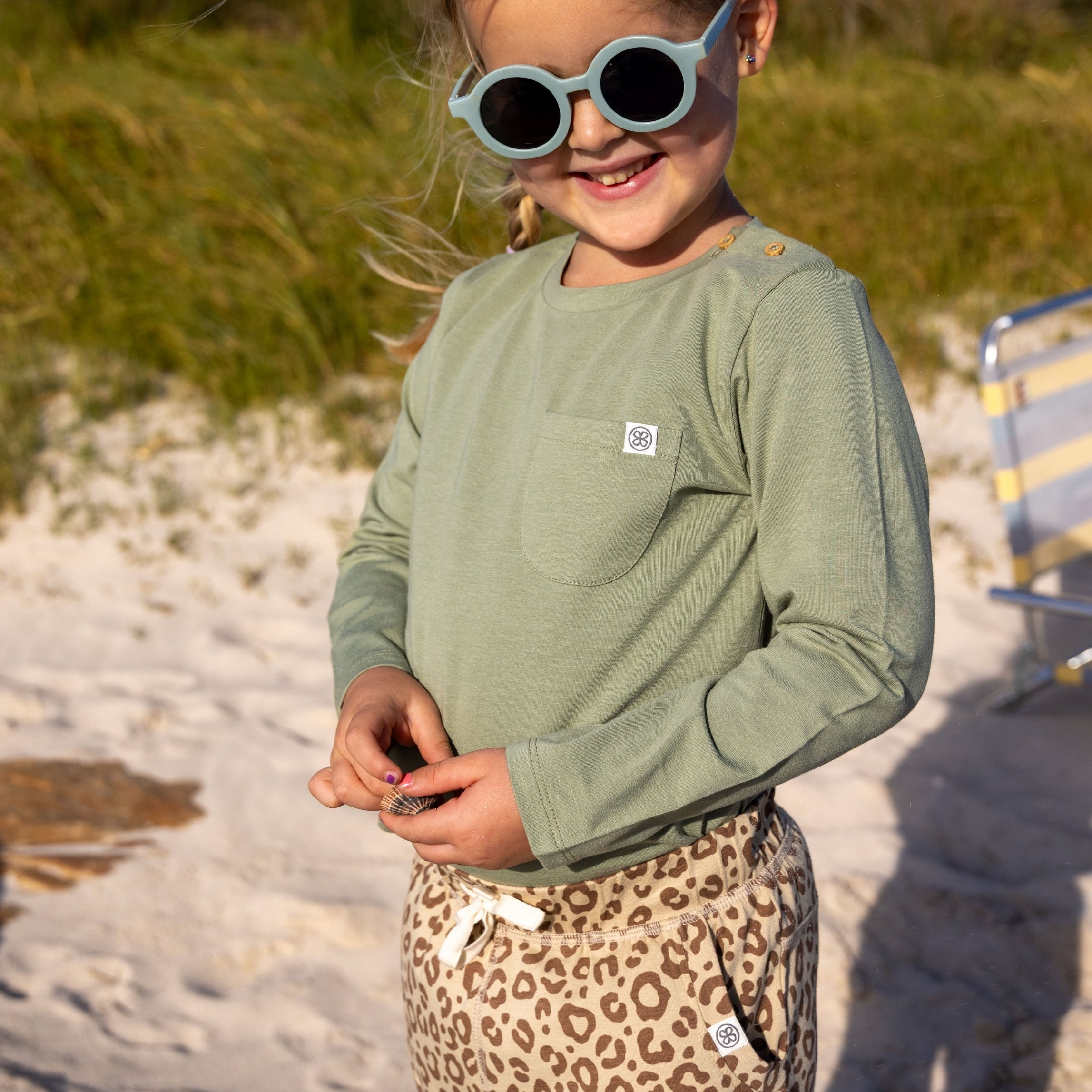 Longsleeve in Olive Green - UPF 50+