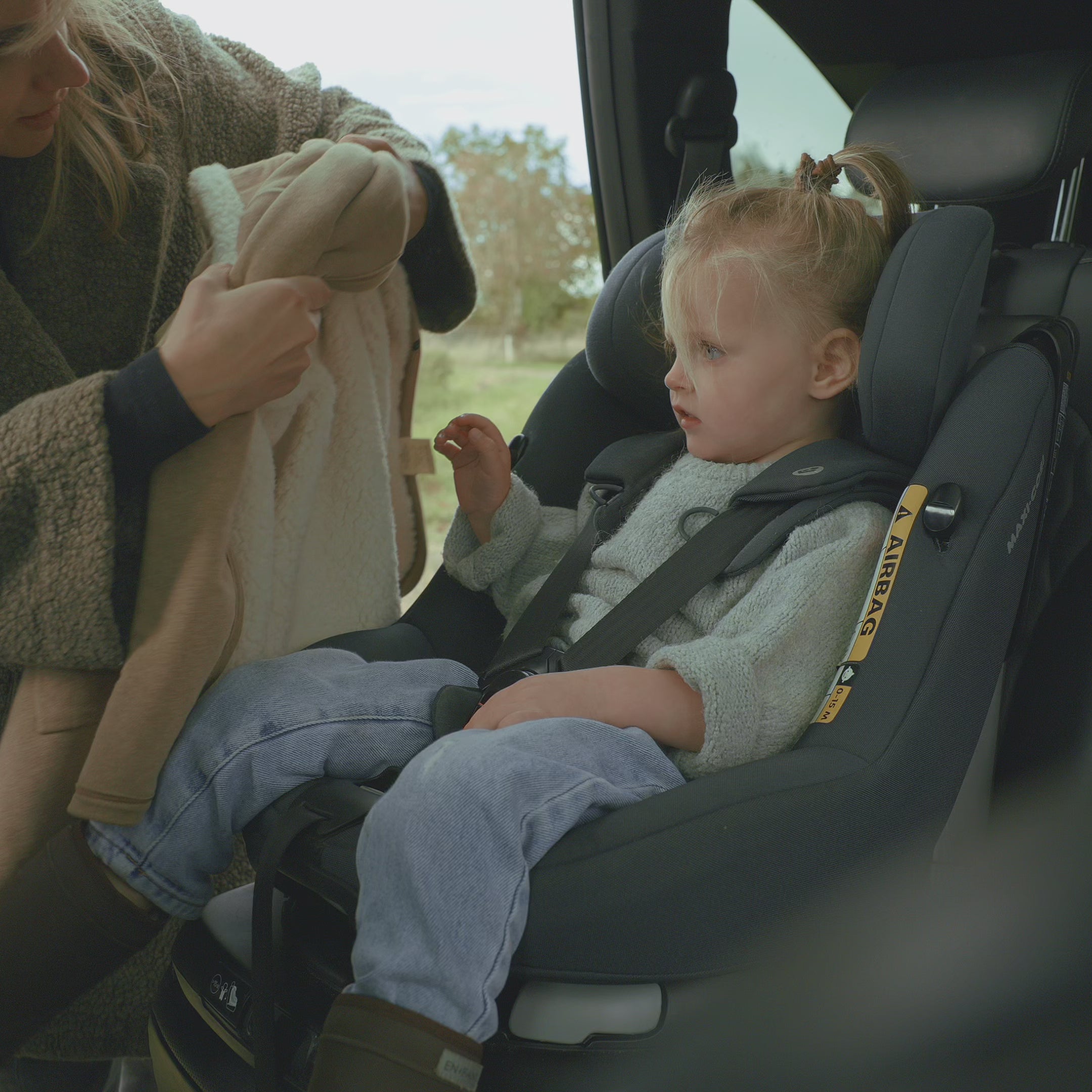 Charger la vidéo : Poncho Teddy en Brown